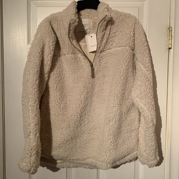 elodie sherpa pullover